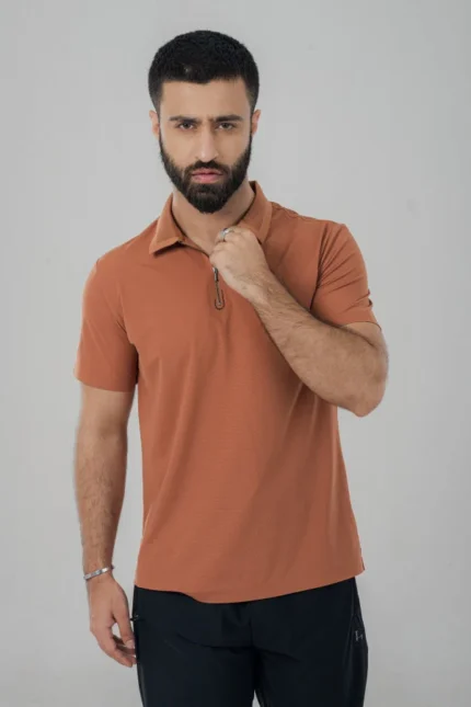 Swish Brick Red Polo Shirt PS-0340